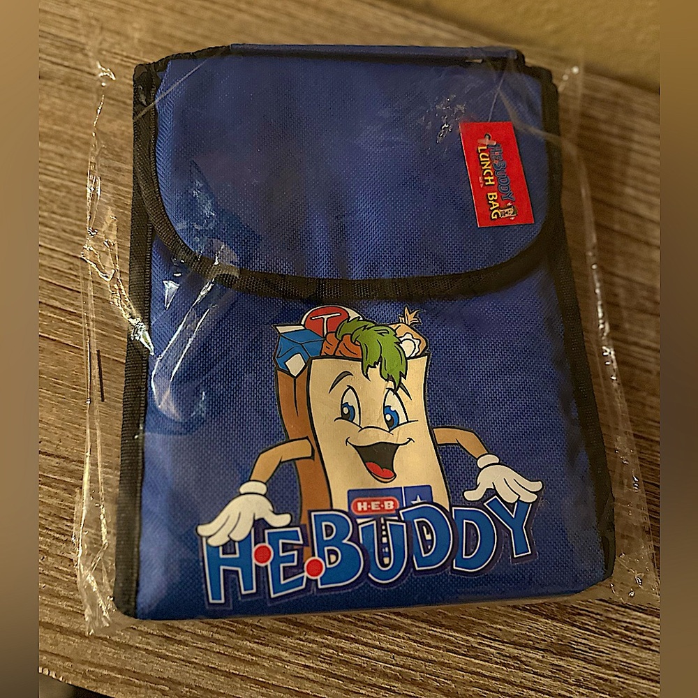 H-E-B HEB Grocery Store H-E-Buddy Kids Soft Sided Lunch Box Bag